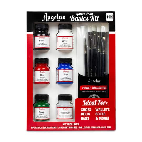 Angelus&#xAE; Acrylic Leather Paint Basics Kit